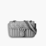 Gucci Marmont Mini Bag Grey 26 cm 446744 UM8AN 1711