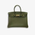 Hermes Birkin Togo Handbag Canopee Green 35cm