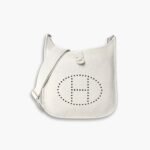 Hermes Evelyne 29 Clemence White 25cm