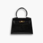 Hermes Mini Kelly K20 Gold Toned Hardware Black 20cm