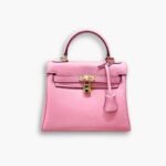 Hermès Kelly 28 Sellier Handbag In Rose 28cm