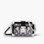Louis Vuitton Petite Malle Bag Grey 19cm M21462