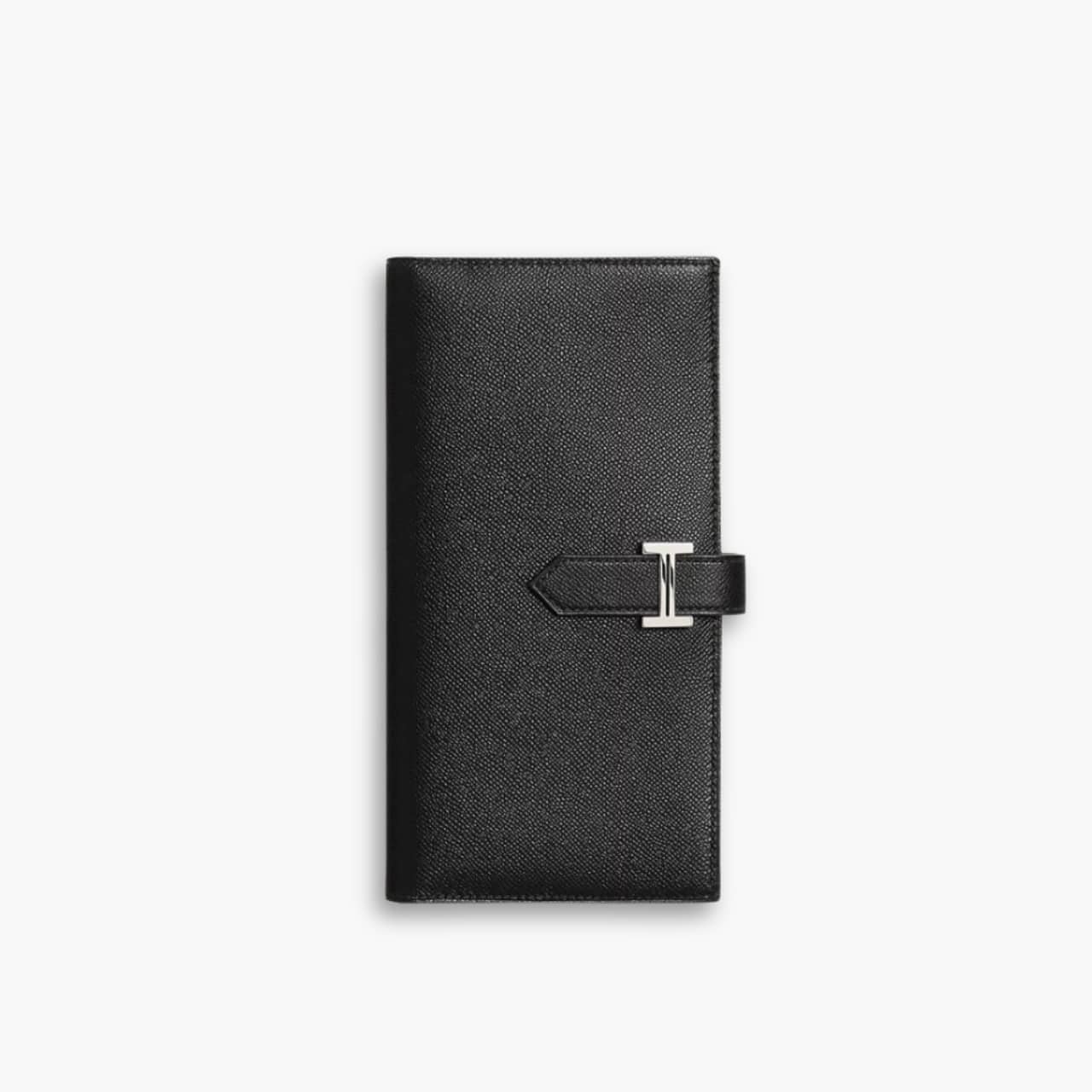 ELG_LVB1150-3-9 Hermes Bearn Wallet Epsom Black 17cm H039785CC89 - Image 1