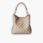 Gucci GG Emblem Mini Bucket Bag Beige 21cm ‎815118 FAD6L 9758