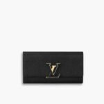 Louis Vuitton Capucines Long Wallet Black 20Cm M61248