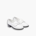 Prada Logo Plaque Loafers White 1D902M069F0009F025