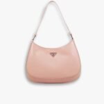 Prada Cleo Brushed Leather Pink 22 Cm