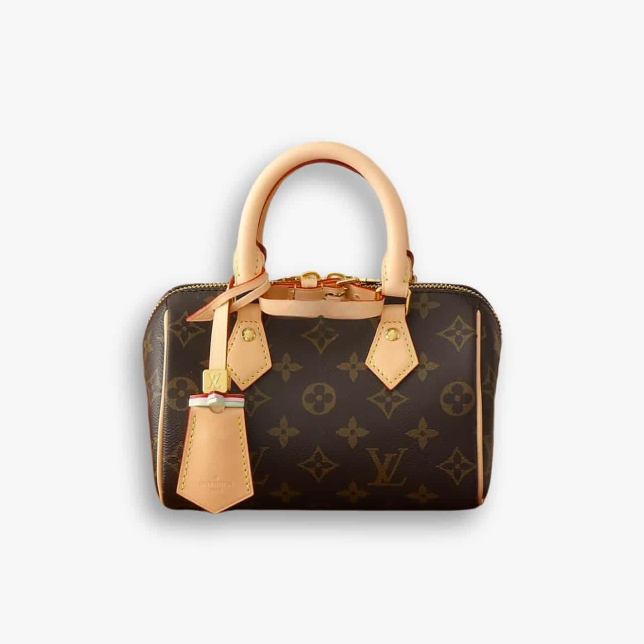 ELG_TNB1150-5-1 Louis Vuitton Speedy Bandoulière Monogram Beige 19cm - Image 1