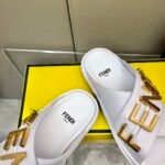 Fendi Fendigraphy Slides White - Image 7