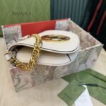 Gucci Blondie Small Shoulder Bag White 28cm 699268 UXX0G 9022 - Image 3