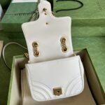 Gucci Marmont Mini Bag White 18cm 739682 AABZC 9022 - Image 7