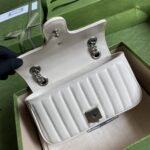 Gucci Marmont Mini Bag White 23 cm 446744 UM8AN 9022 - Image 6