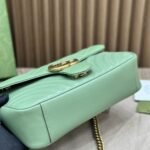 Gucci Marmont Bag Green 26 cm 443497 AABZC 3408 - Image 7