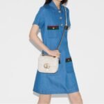 Gucci Marmont Mini Bag White 18cm 739682 AABZC 9022 - Image 9