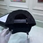 Gucci GG Monogram Canvas Baseball Cap Black - Image 7