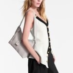 Super Vip 1:1 – Louis Vuitton Carryall PM Bag Silver Tone Hardware Brume 30 Cm - Image 3