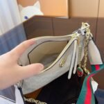 Gucci Ophidia Small Handbag Beige And White 25cm 735145 UULBG 9683 - Image 5