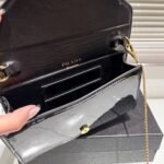 Prada Mini Patent Leather Bag Black 20cm 1BP051 069 F0002 V 5TO - Image 3