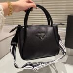 Prada Small Leather Handbag Black 23cm 1BC145 2DKV F0002 V 3OO - Image 5