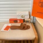 Hermes Oran Sandal Brown H021056Z - Image 5