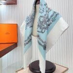 Hermes Gala Brides In Flowers Scarf 90 H004192S 01 - Image 4