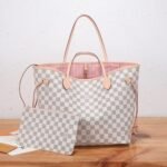 Louis Vuitton Neverfull MM Damier Azur 31cm N40603 - Image 2