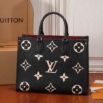 Louis Vuitton Onthego Black Beige MM 35Cm M45495 - Image 2