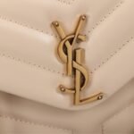 Saint Laurent Loulou Small Dark Beige 25cm - Image 6