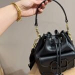 Valentino Garavani Loco Bucket Bag Black 18Cm - Image 3