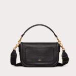 Valentino Garavani Alltime Grainy Leather Black 23cm - Image 3