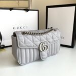 Gucci Marmont Mini Bag Grey 26 cm 446744 UM8AN 1711 - Image 3