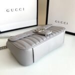 Gucci Marmont Mini Bag Grey 26 cm 446744 UM8AN 1711 - Image 4