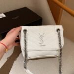 Saint Laurent Niki Baby In Vintage White 22cm - Image 2