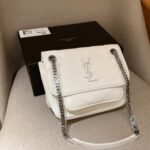 Saint Laurent Niki Baby In Vintage White 22cm - Image 4