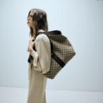 Super Vip 1:1 – Gucci Giglio Large Tote Bag GG Canvas Beige And Dark Brown 60Cm 853971 FAFFP 2547 - Image 8