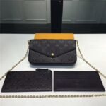 Louis Vuitton Félicie Pochette Black 22cm M64064 - Image 3