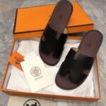 Hermes Izmir Sandal Black And Brown - Image 6