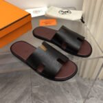 Hermes Izmir Sandal Black And Brown - Image 8