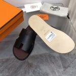 Hermes Izmir Sandal Black And Brown - Image 9