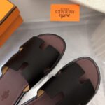 Hermes Izmir Sandal Black And Brown - Image 3