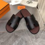 Hermes Izmir Sandal Black And Brown - Image 4