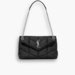 Saint Laurent Puffer Small Black 29Cm 5774761EL001000