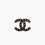 Chanel CC Brooch Black With Many Small Stars