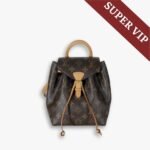 Super Vip 1:1 – Louis Vuitton Montsouris BB Bag Monogram Canvas Brown 17Cm M45502