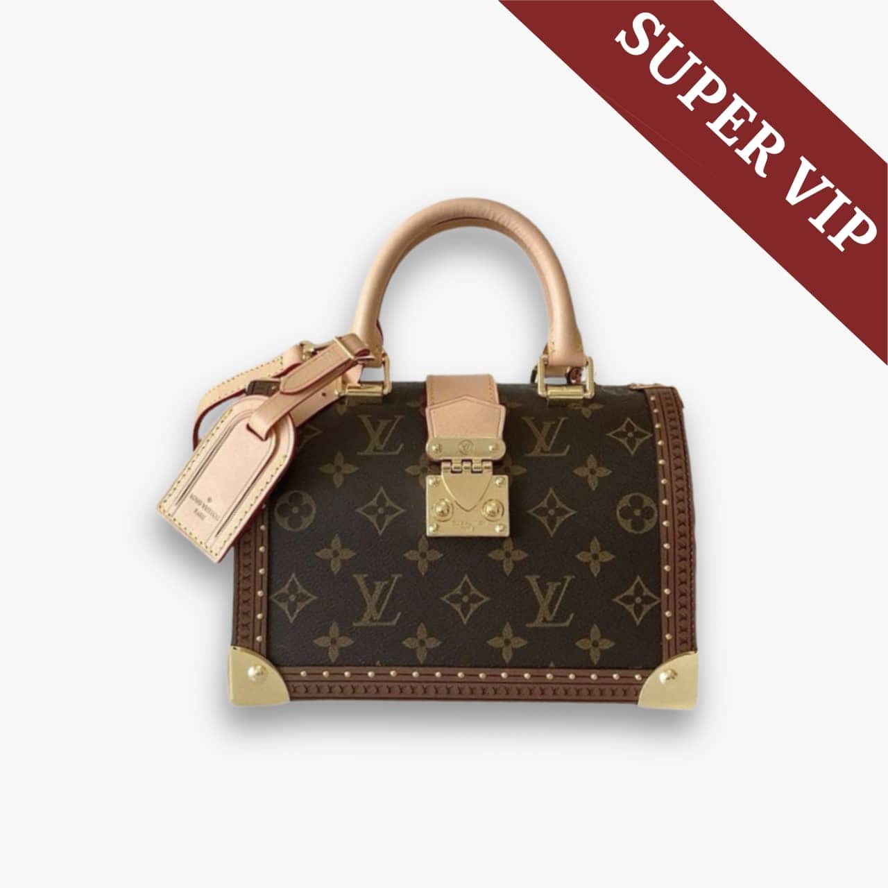 myelegous-1280-x-1280-px-60-1 Super Vip 1:1 – Louis Vuitton Speedy Trunk Box Bag 20 Monogram Brown 21Cm M11154 - Image 1