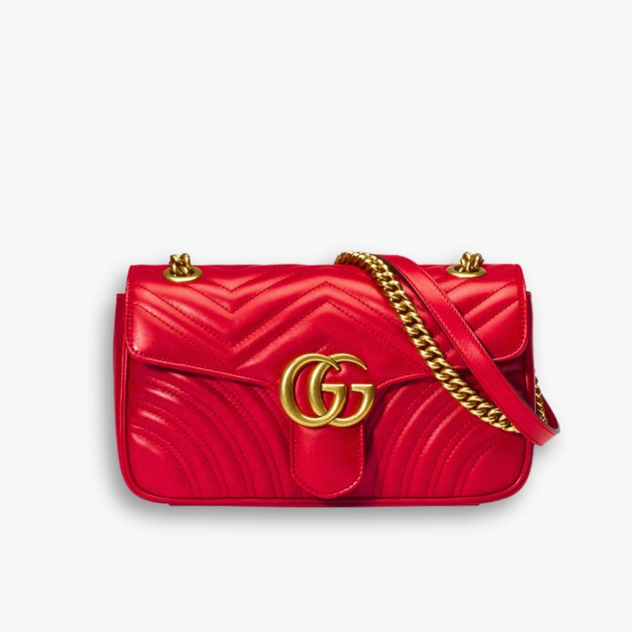 myelegous-1280-x-1280-px-85 Gucci GG Marmont Matelassé Medium Bag Red 26Cm 443496 AABZC 6832 - Image 1