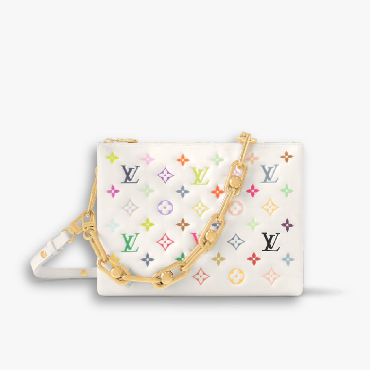 myelegous-1280-x-1280-px-94 Louis Vuitton X Takashi Murakami Coussin PM White Multicolored 21Cm M13232 - Image 1
